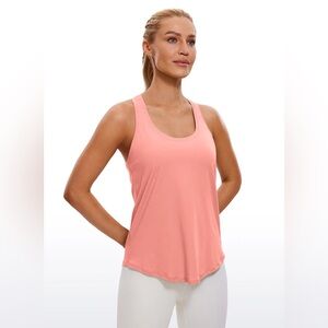 Pima Cotton Hip-Length Tank Racerback